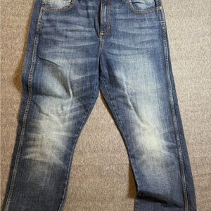 Men's Wrangler Retro Relaxed Boot Denim Jeans 34x36 Strech